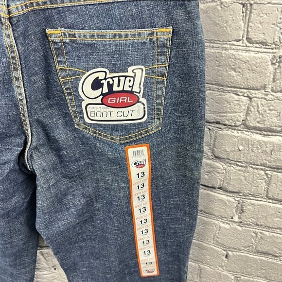 Cruel Girl Boot Cut Jeans Juniors 13 Tall Stretch NWT - Picture 5 of 8